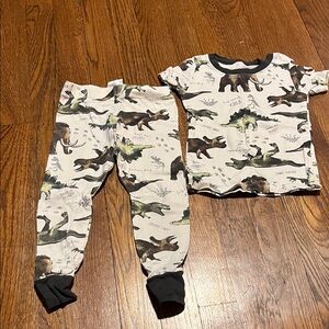 Kids Headquarters Dinosaur Print Toddler Pajamas Set